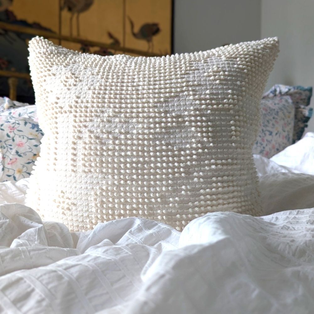Vintage Hobnail Throw Pillow
